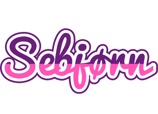 Sebjørn cheerful logo