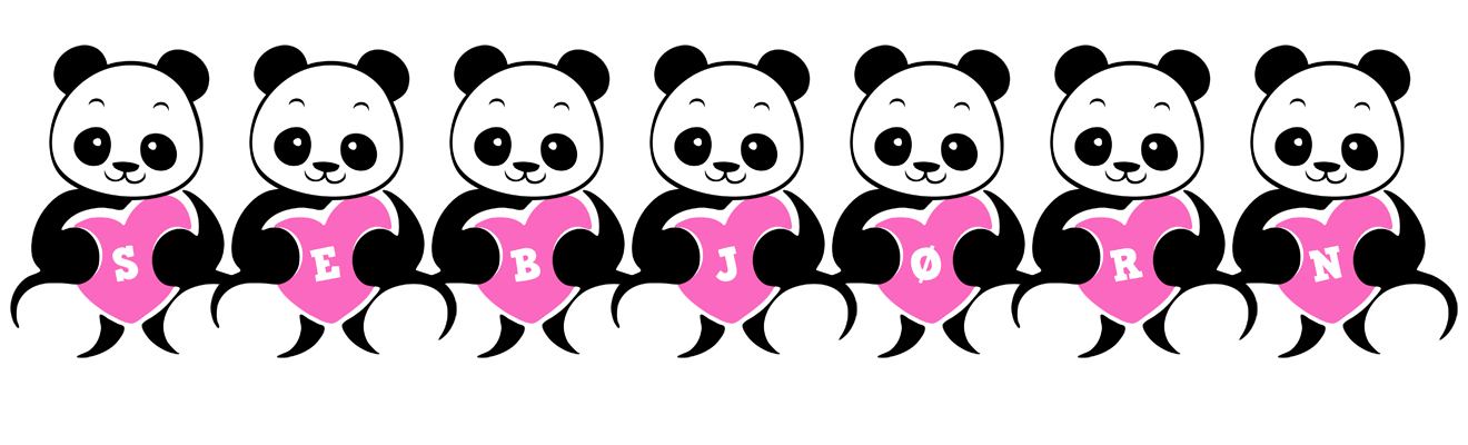Sebjørn love-panda logo