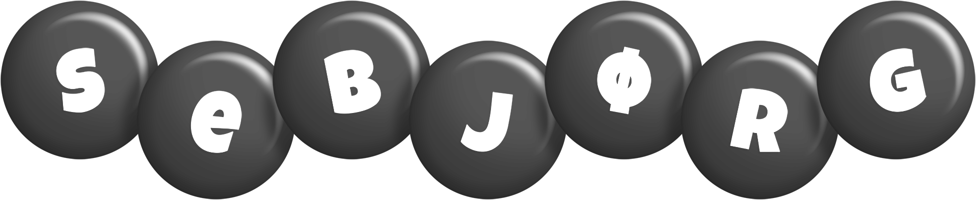 Sebjørg candy-black logo