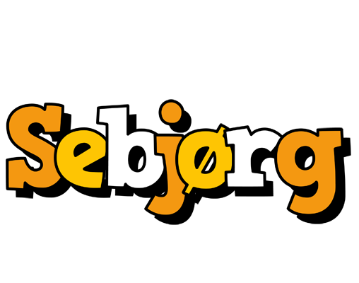 Sebjørg cartoon logo
