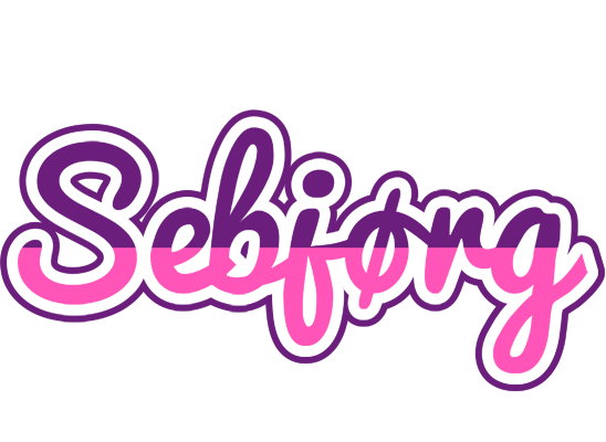 Sebjørg cheerful logo