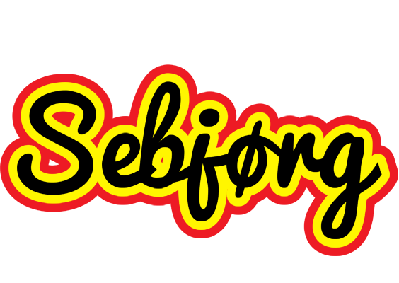 Sebjørg flaming logo