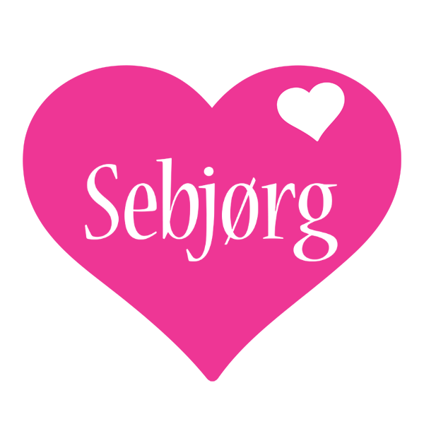 Sebjørg love-heart logo