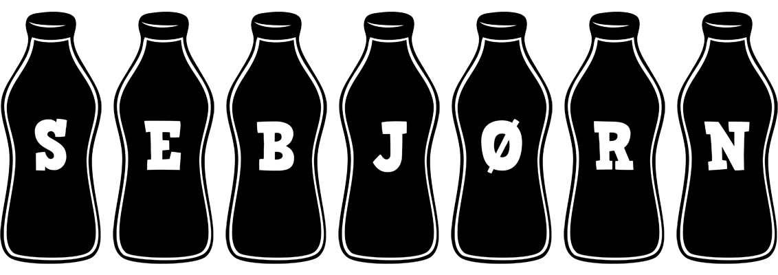 Sebjørn bottle logo