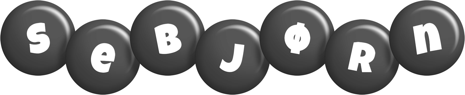 Sebjørn candy-black logo