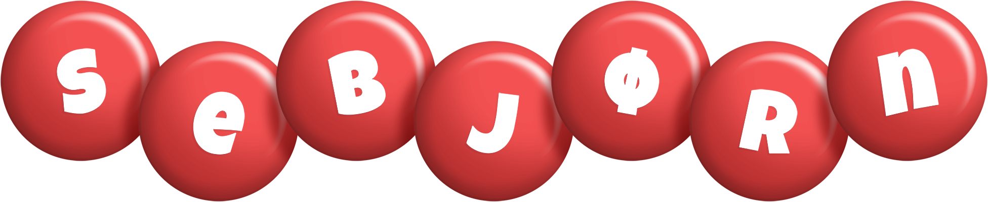 Sebjørn candy-red logo