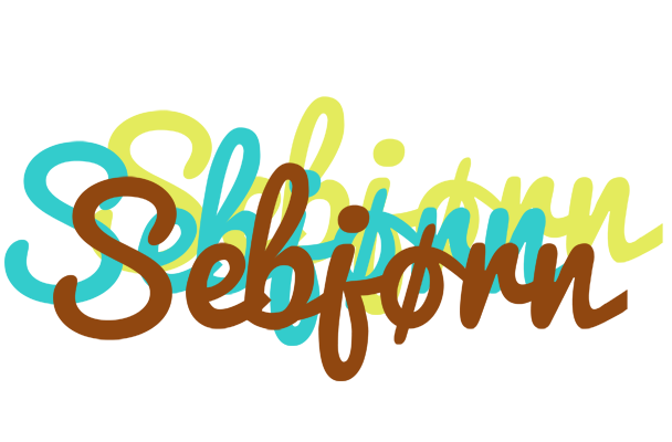 Sebjørn cupcake logo
