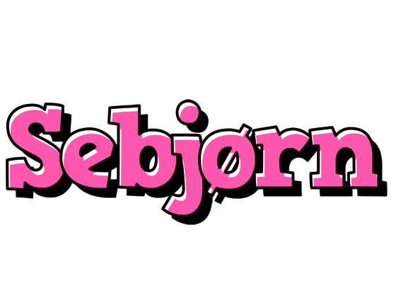 Sebjørn girlish logo