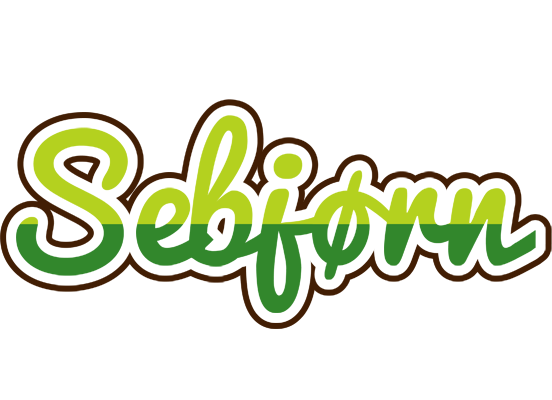 Sebjørn golfing logo