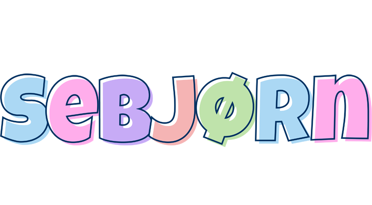Sebjørn pastel logo