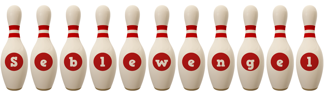 Seblewengel bowling-pin logo