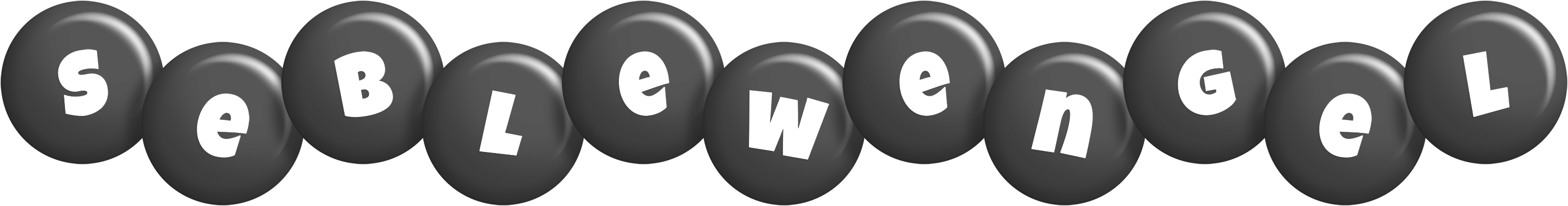 Seblewengel candy-black logo