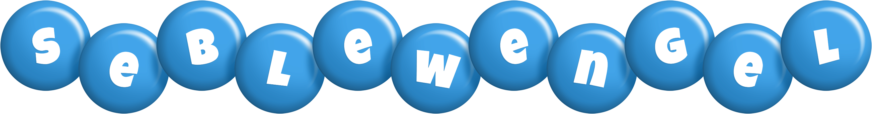 Seblewengel candy-blue logo