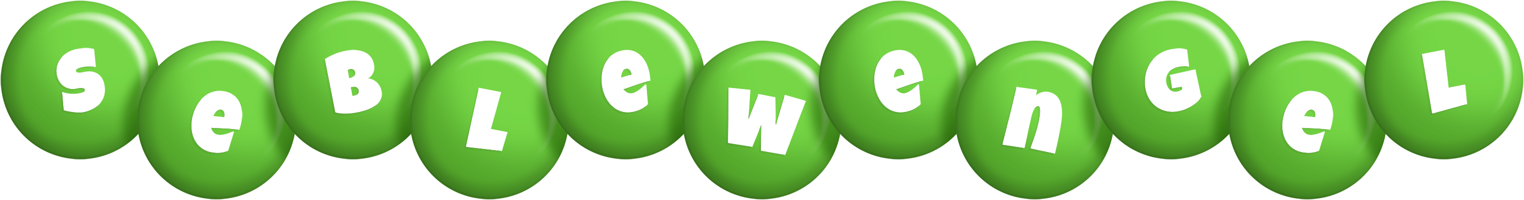 Seblewengel candy-green logo