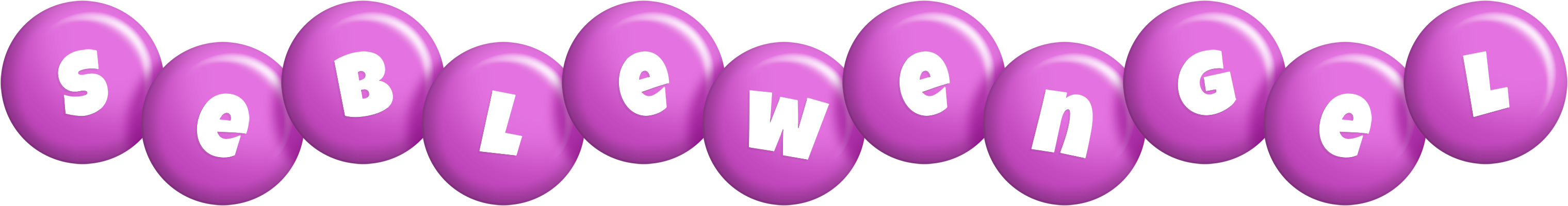 Seblewengel candy-purple logo