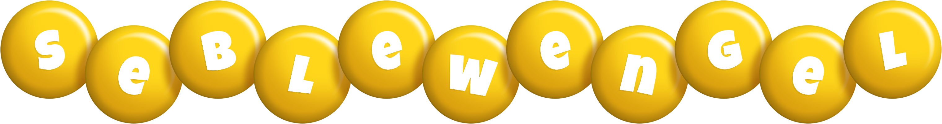 Seblewengel candy-yellow logo