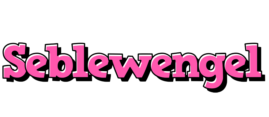 Seblewengel girlish logo