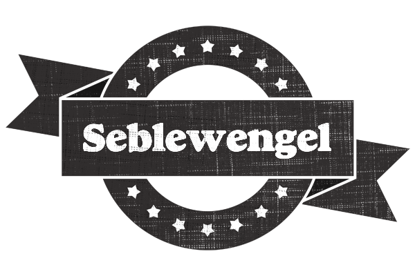 Seblewengel grunge logo