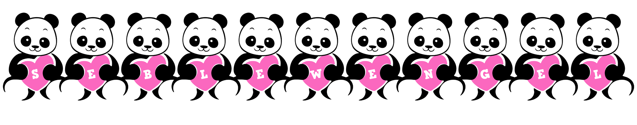 Seblewengel love-panda logo