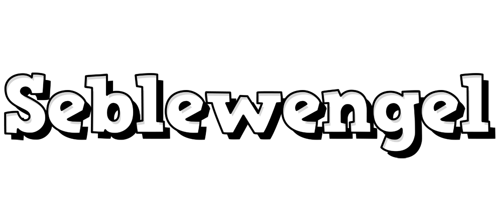 Seblewengel snowing logo