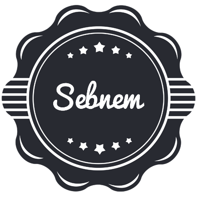 Sebnem badge logo