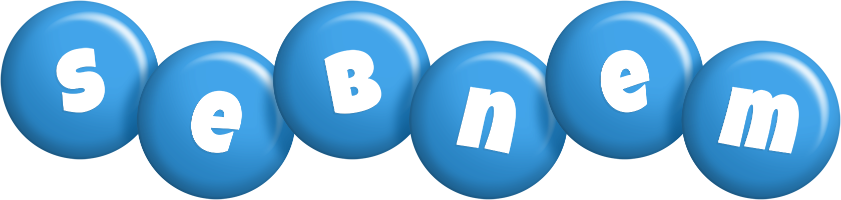 Sebnem candy-blue logo