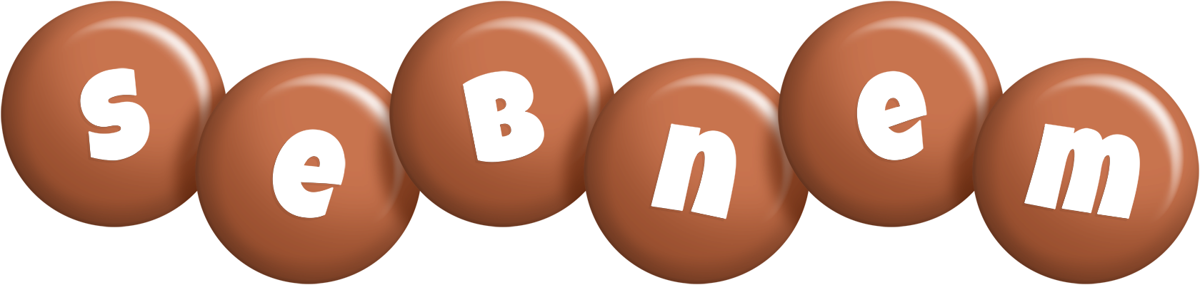 Sebnem candy-brown logo