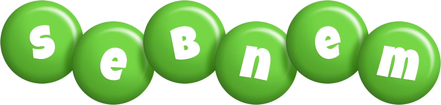 Sebnem candy-green logo