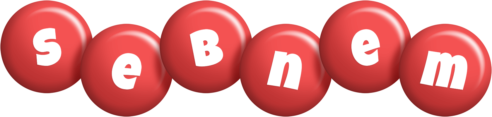 Sebnem candy-red logo