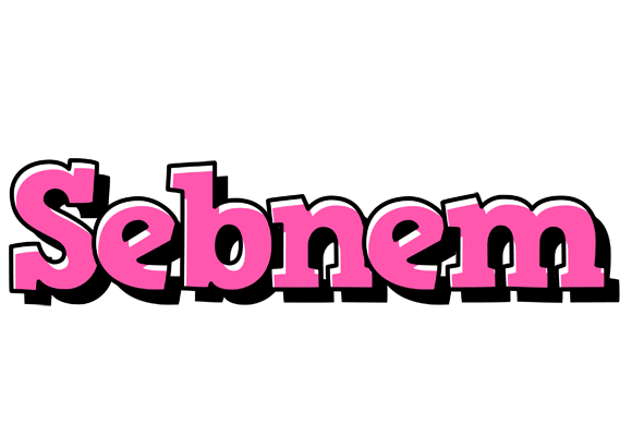 Sebnem girlish logo