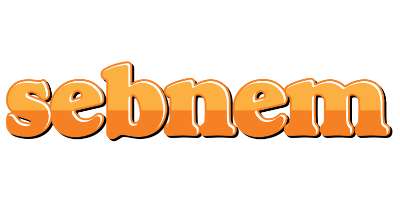 Sebnem orange logo