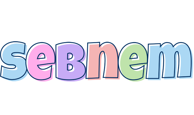 Sebnem pastel logo