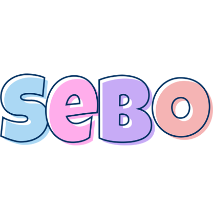Sebo pastel logo