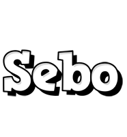 Sebo snowing logo