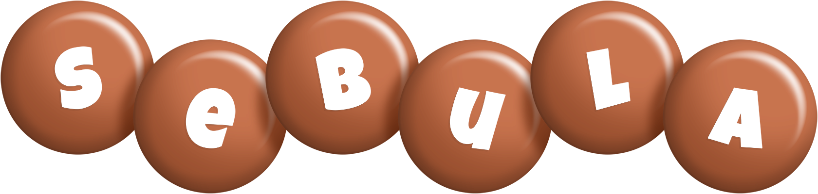 Sebula candy-brown logo