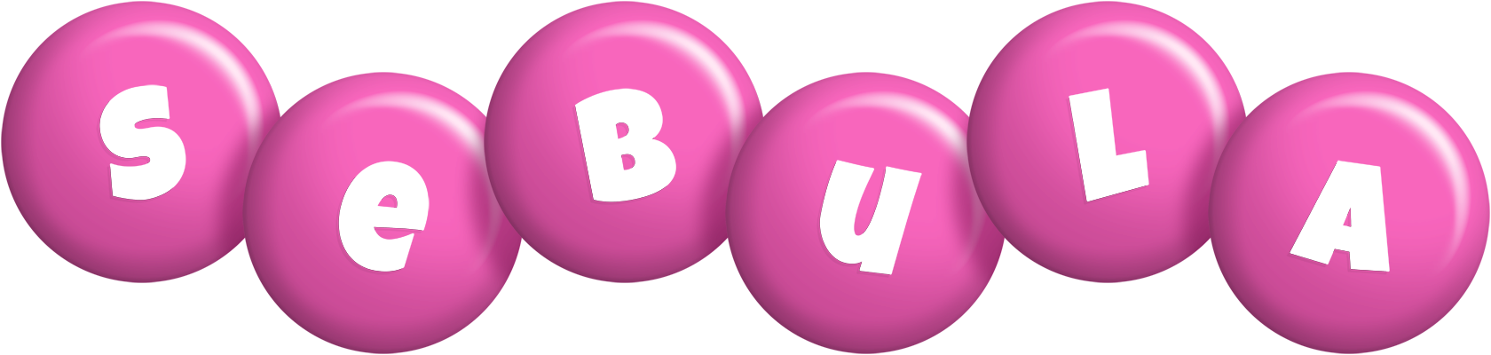 Sebula candy-pink logo