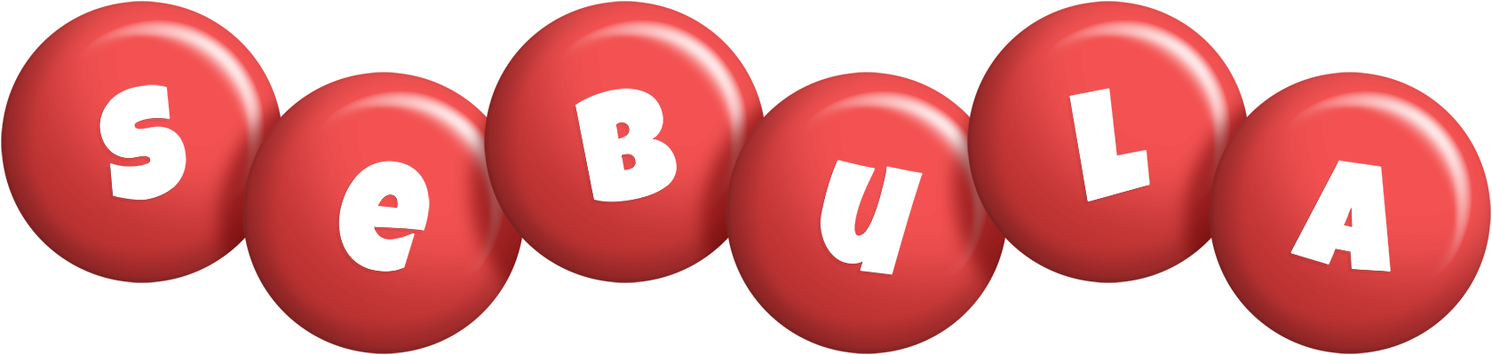 Sebula candy-red logo
