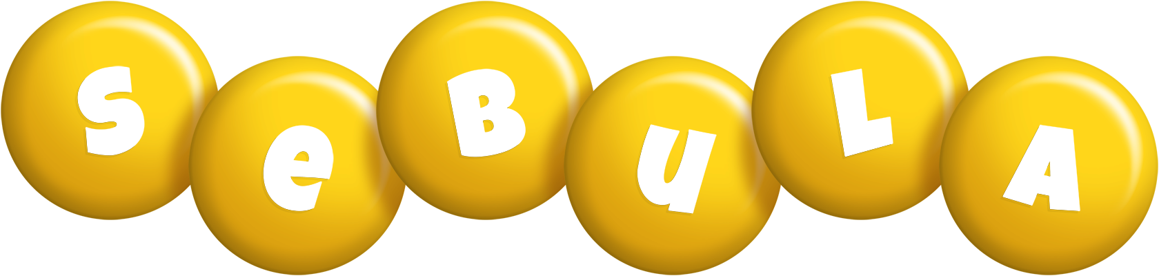 Sebula candy-yellow logo