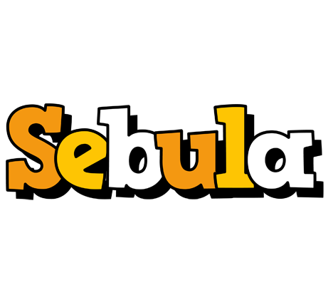 Sebula cartoon logo