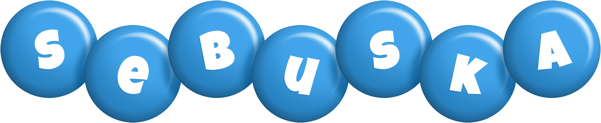 Sebuska candy-blue logo