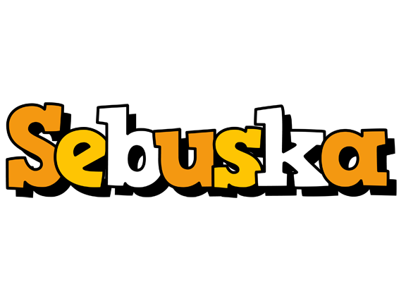 Sebuska cartoon logo
