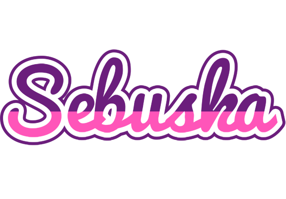Sebuska cheerful logo