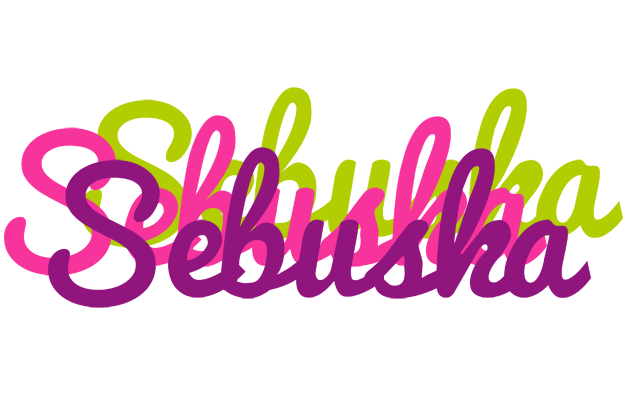Sebuska flowers logo