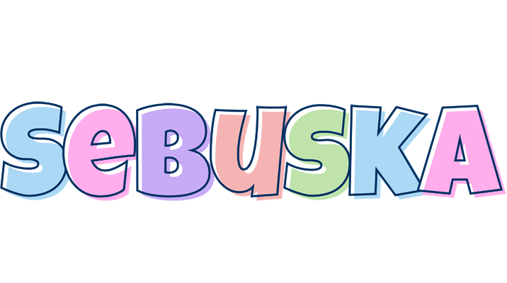 Sebuska pastel logo