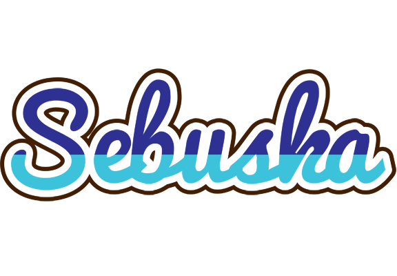 Sebuska raining logo