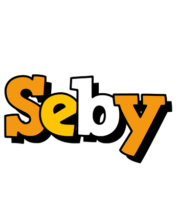 Seby cartoon logo