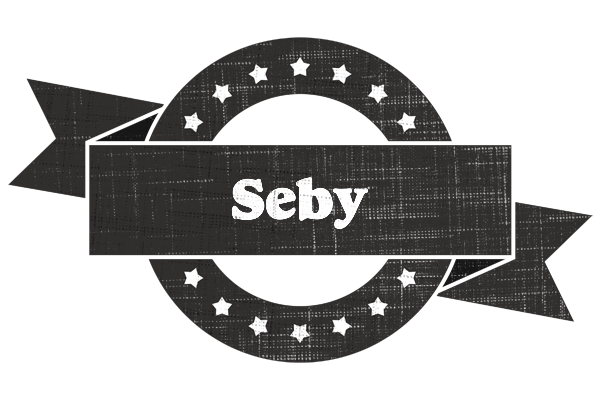 Seby grunge logo