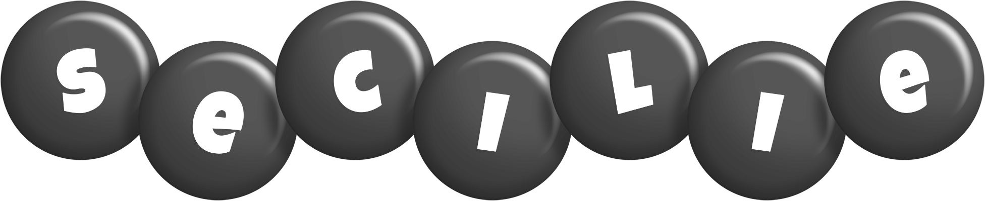 Secilie candy-black logo