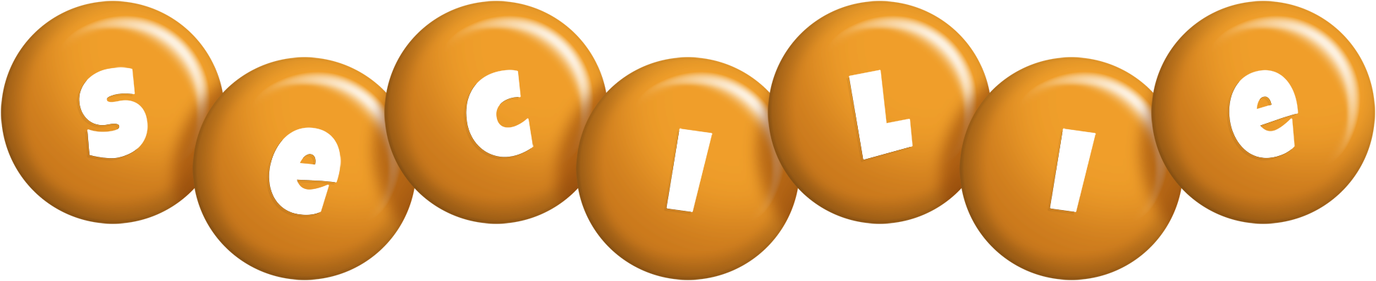 Secilie candy-orange logo