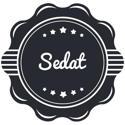 Sedat badge logo